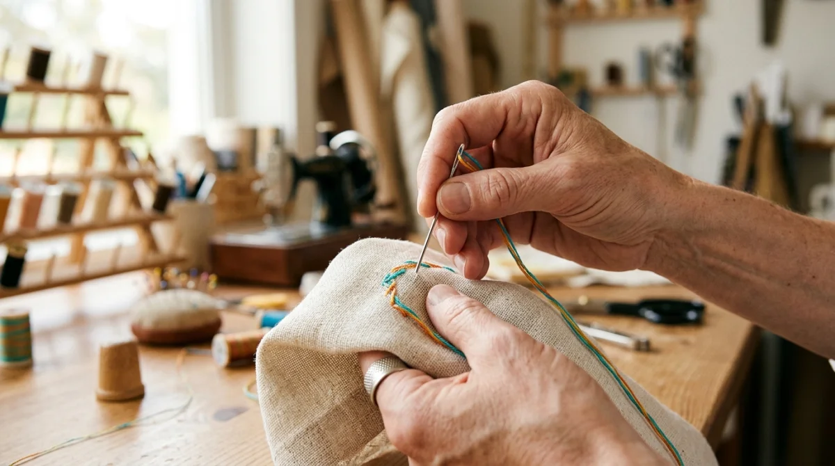 comment faire un point de couture