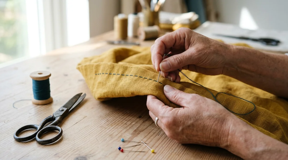 comment faire un point de couture