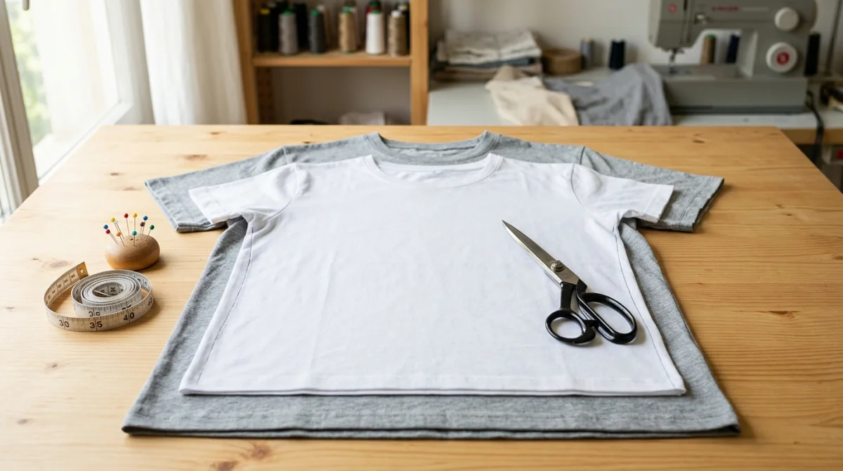 comment rétrécir un t-shirt couture