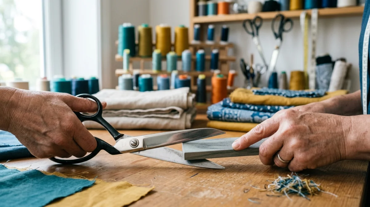 comment aiguiser des ciseaux de couture