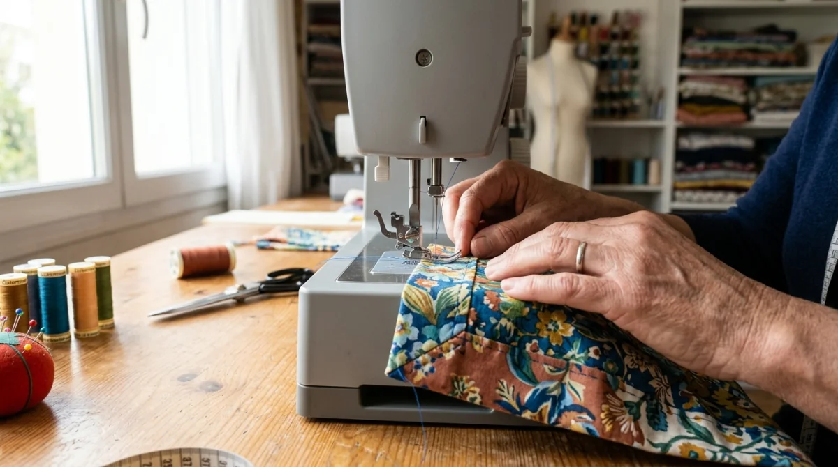comment faire les coins d'un carré en couture