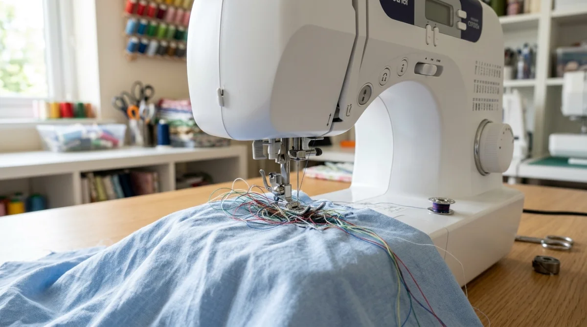 pourquoi ma machine à coudre fait un bourrage de fil