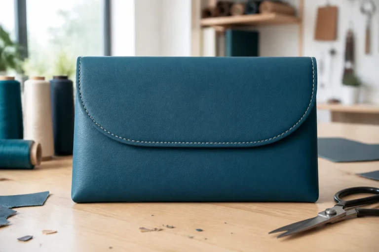 tuto pochette à rabat sans couture apparente