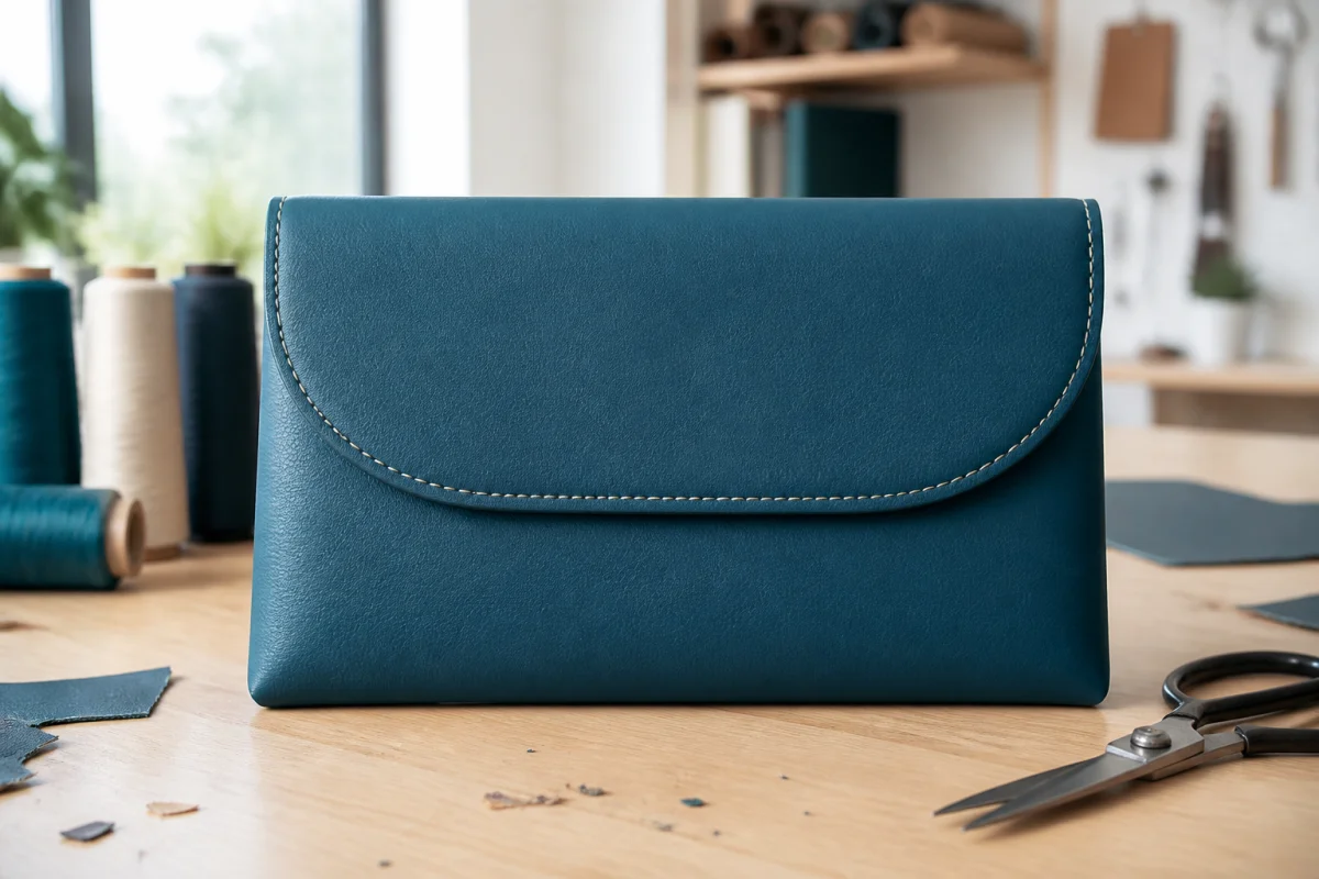 tuto pochette à rabat sans couture apparente