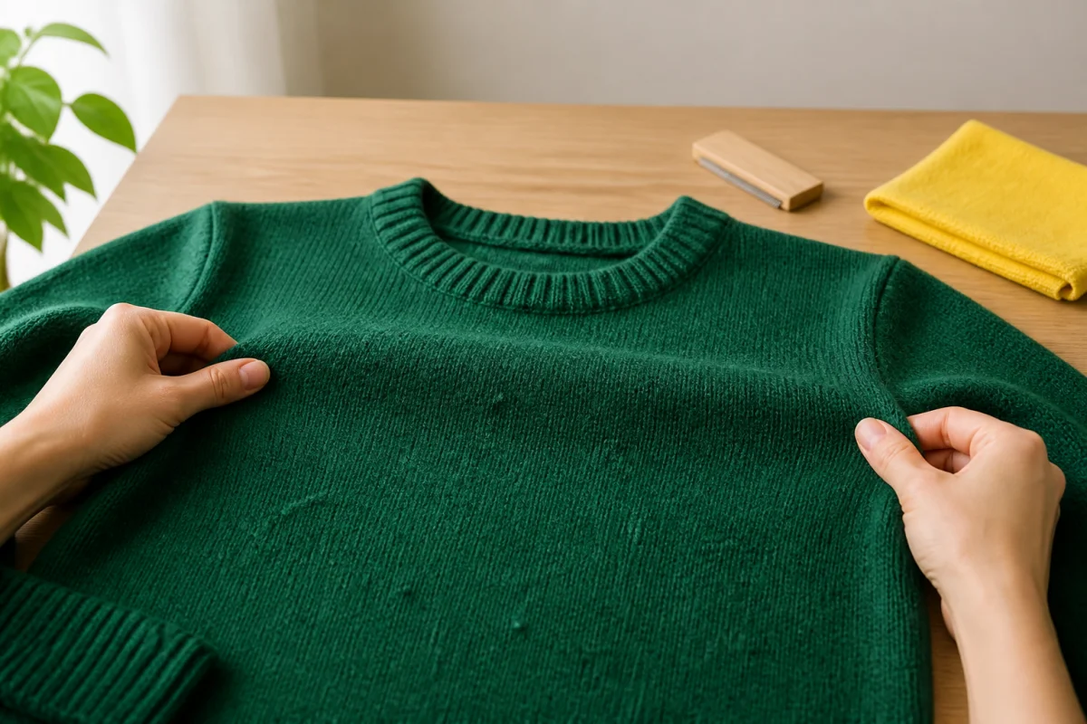 Comment enlever les bouloches d’un pull sans l’abîmer