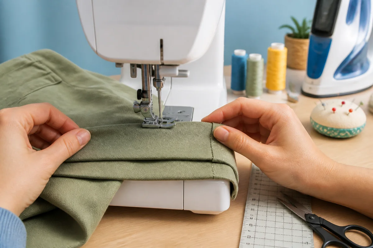 Comment faire un ourlet de pantalon à la machine